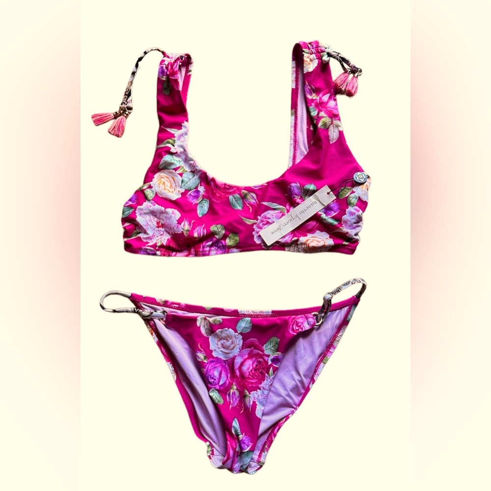 NWT Nanette Lepore pink bikini 8